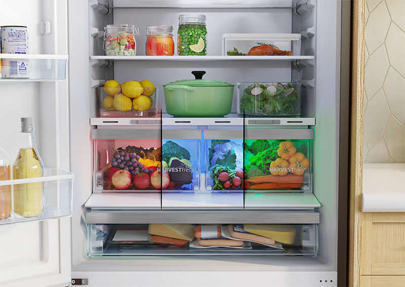 Beko refrigerator interior