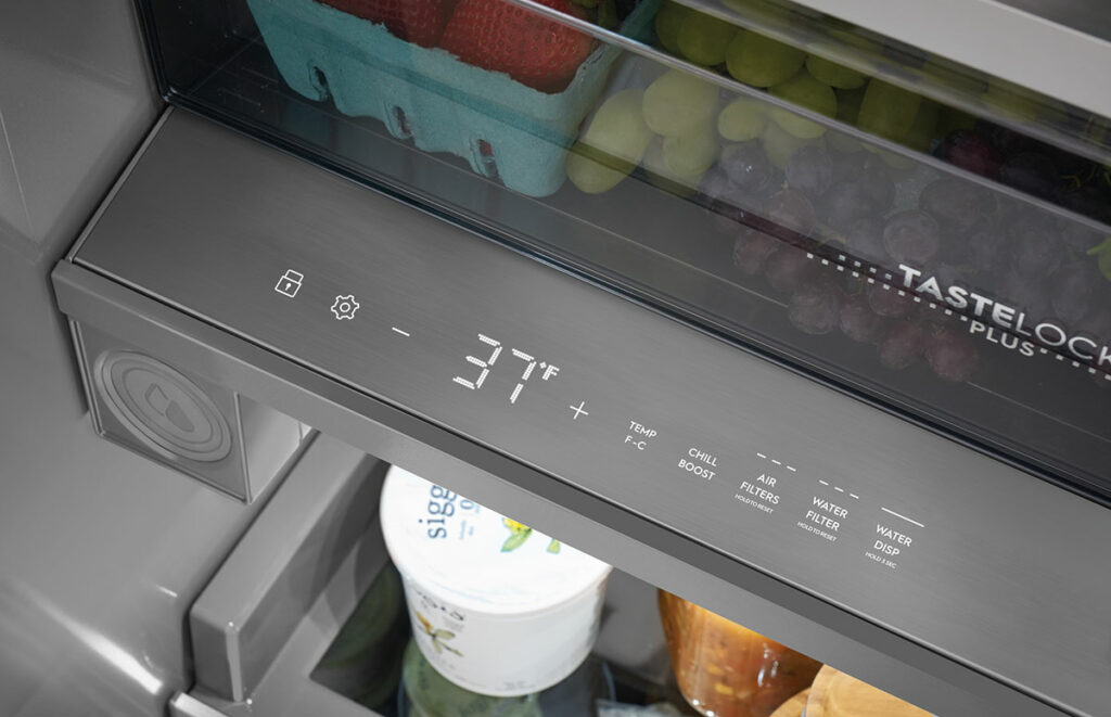 Electrolux refrigerator control panel