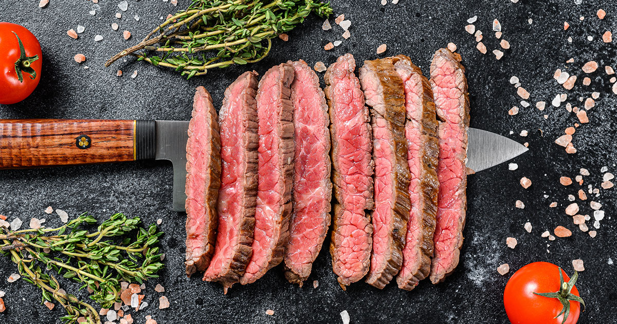Sous Vide Montreal Spice Flat Iron Steak
