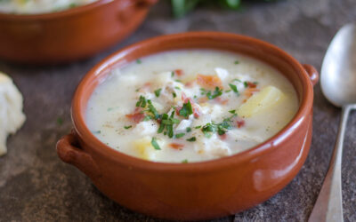 Slow Cooker Bacon Potato Chowder